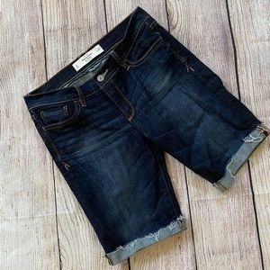 Abercrombie & Fitch Bermuda Denim Shorts
